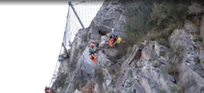 Εργα βραχοπροστασίας στην κοιλάδα των Τεμπών – Κλείνει στις 21 και 22 Οκτωβρίου